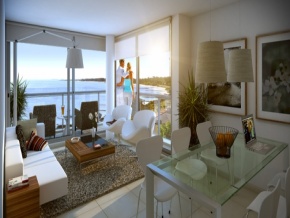 Apartamentos en venta en edificio Altos del Plata, Rambla Costanera de Colonia, Uruguay