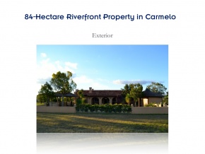 Campo de 84 has en ventam con 680 metros de costa, Arroyo de las Vacas Carmelo, Colonia