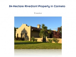 Campo de 84 has en ventam con 680 metros de costa, Arroyo de las Vacas Carmelo, Colonia