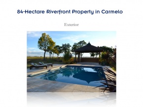 Campo de 84 has en ventam con 680 metros de costa, Arroyo de las Vacas Carmelo, Colonia