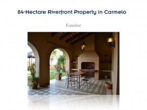 Campo de 84 has en ventam con 680 metros de costa, Arroyo de las Vacas Carmelo, Colonia