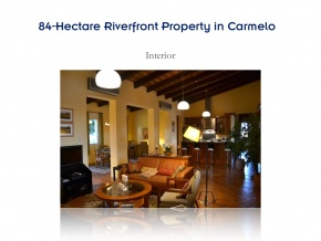 Campo de 84 has en ventam con 680 metros de costa, Arroyo de las Vacas Carmelo, Colonia