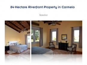 Campo de 84 has en ventam con 680 metros de costa, Arroyo de las Vacas Carmelo, Colonia