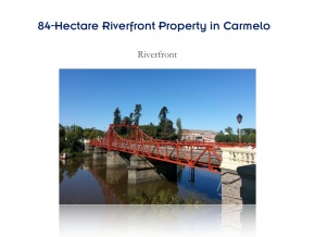 Campo de 84 has en ventam con 680 metros de costa, Arroyo de las Vacas Carmelo, Colonia